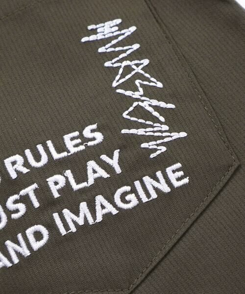 WASK / ワスク ショート・ハーフ・半端丈パンツ | 【日本製】6分丈 アウトポケット ストレッチコードレーンパンツ(90~160cm) | 詳細7