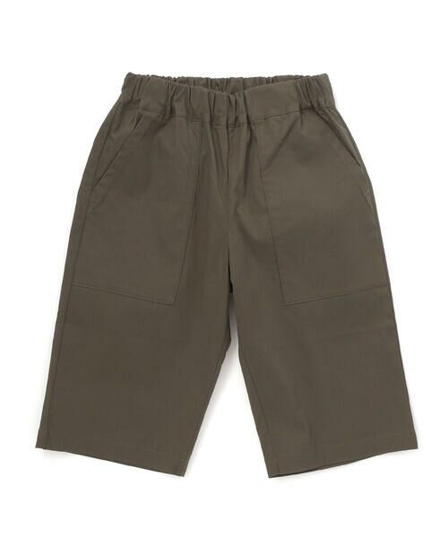 WASK / ワスク ショート・ハーフ・半端丈パンツ | 【日本製】6分丈 アウトポケット ストレッチコードレーンパンツ(90~160cm) | 詳細3
