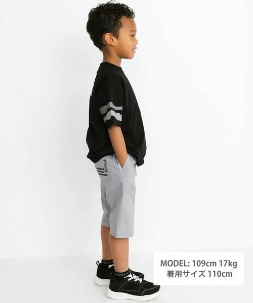 WASK / ワスク ショート・ハーフ・半端丈パンツ | 【日本製】6分丈 アウトポケット ストレッチコードレーンパンツ(90~160cm) | 詳細11