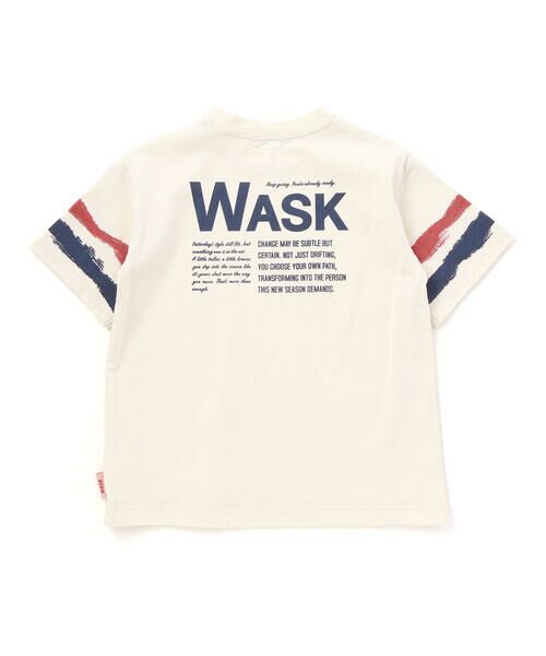 WASK / ワスク Tシャツ | 【接触冷感】ソデカラーペイント×バックロゴ クールタッチTシャツ(110~160cm) | 詳細4