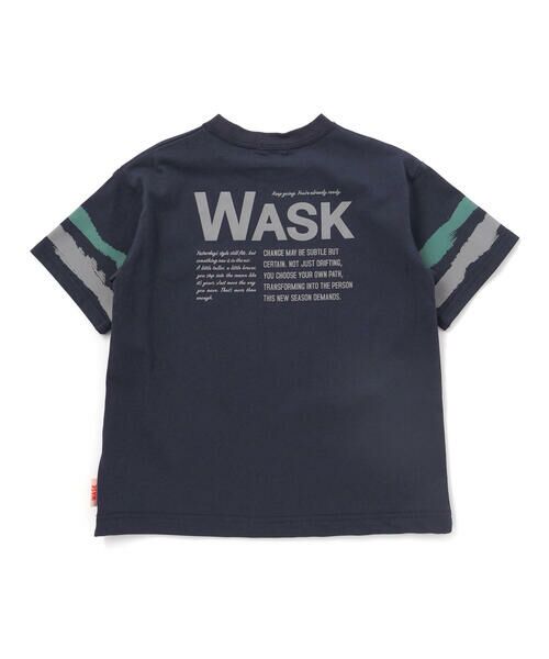 WASK / ワスク Tシャツ | 【接触冷感】ソデカラーペイント×バックロゴ クールタッチTシャツ(110~160cm) | 詳細17