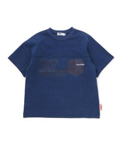 WASK / ワスク Tシャツ | ヴィンテージ天竺ロゴBIG Tシャツ(110~160cm)