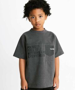 WASK / ワスク Tシャツ | ヴィンテージ天竺ロゴBIG Tシャツ(110~160cm)