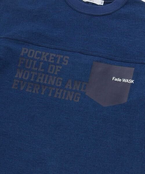 WASK / ワスク Tシャツ | ヴィンテージ天竺ロゴBIG Tシャツ(110~160cm) | 詳細4