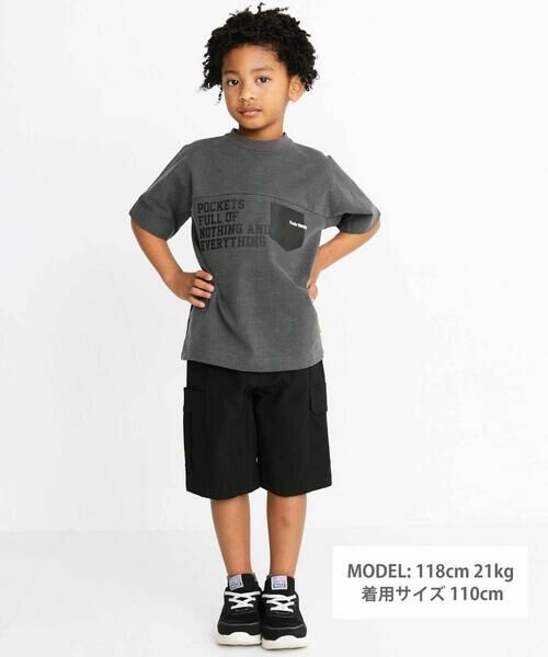 WASK / ワスク Tシャツ | ヴィンテージ天竺ロゴBIG Tシャツ(110~160cm) | 詳細11