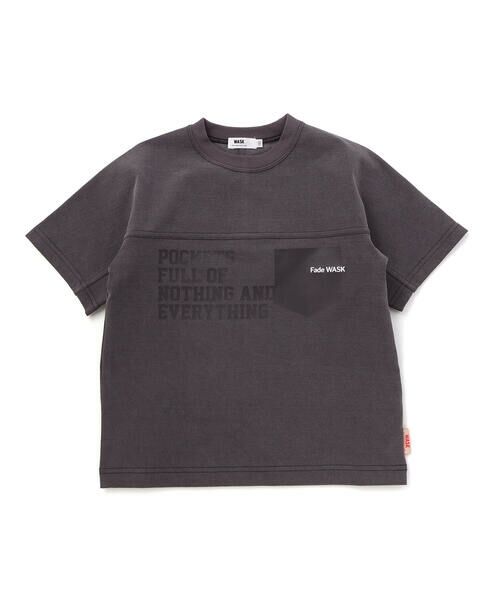 WASK / ワスク Tシャツ | ヴィンテージ天竺ロゴBIG Tシャツ(110~160cm) | 詳細14