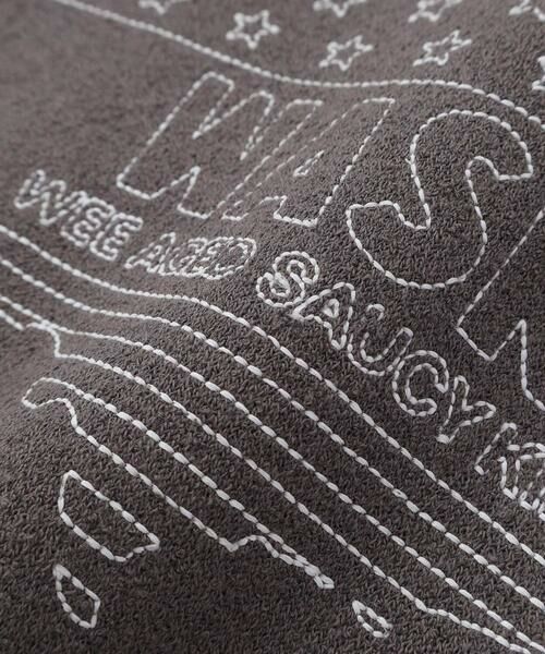 WASK / ワスク Tシャツ | WASKアイコン刺しゅう パイルBIGTシャツ(100~160cm) | 詳細11