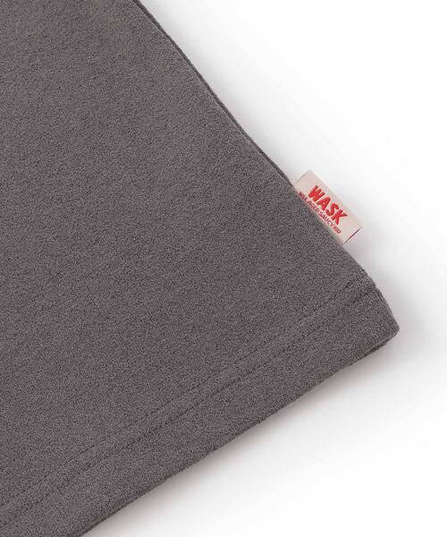 WASK / ワスク Tシャツ | WASKアイコン刺しゅう パイルBIGTシャツ(100~160cm) | 詳細13
