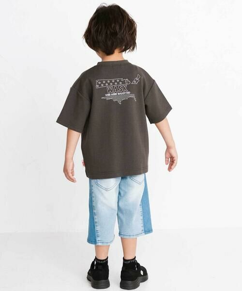 WASK / ワスク Tシャツ | WASKアイコン刺しゅう パイルBIGTシャツ(100~160cm) | 詳細4