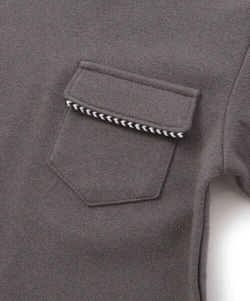 WASK / ワスク Tシャツ | WASKアイコン刺しゅう パイルBIGTシャツ(100~160cm) | 詳細9