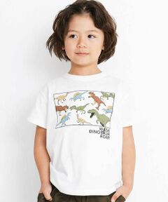 WASK / ワスク Tシャツ | 【接触冷感】ダイナソーフルラインTシャツ(90~160cm)