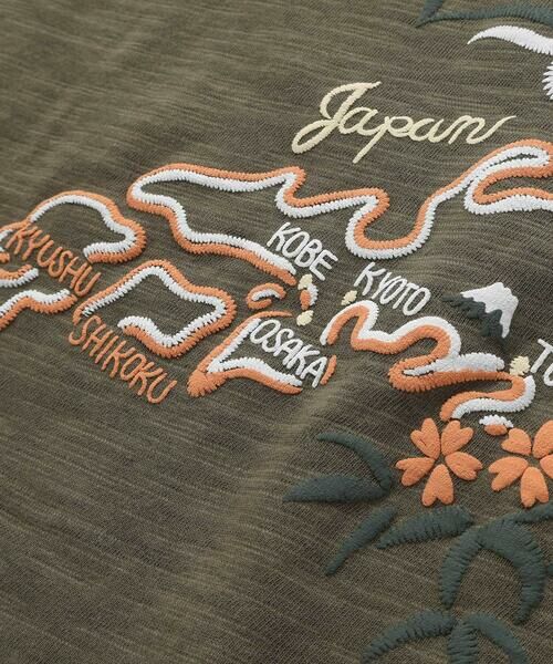 WASK / ワスク Tシャツ | アーカイブ日本地図スラブTシャツ(90~160cm) | 詳細15