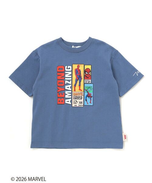 WASK / ワスク Tシャツ | 【スパイダーマン】コミックプリントBIGTシャツ(100~160cm) | 詳細5