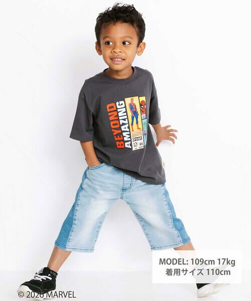 WASK / ワスク Tシャツ | 【スパイダーマン】コミックプリントBIGTシャツ(100~160cm) | 詳細7