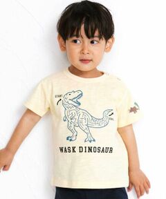 WASK / ワスク Tシャツ | 恐竜迷路Tシャツ(80~110cm)