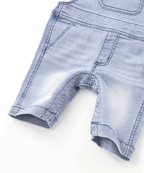 WASK / ワスク サロペット・オールインワン | ロゴ刺しゅうストレッチデニムオーバーオール(80〜100cm） | 詳細11