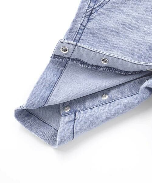WASK / ワスク サロペット・オールインワン | ロゴ刺しゅうストレッチデニムオーバーオール(80〜100cm） | 詳細12