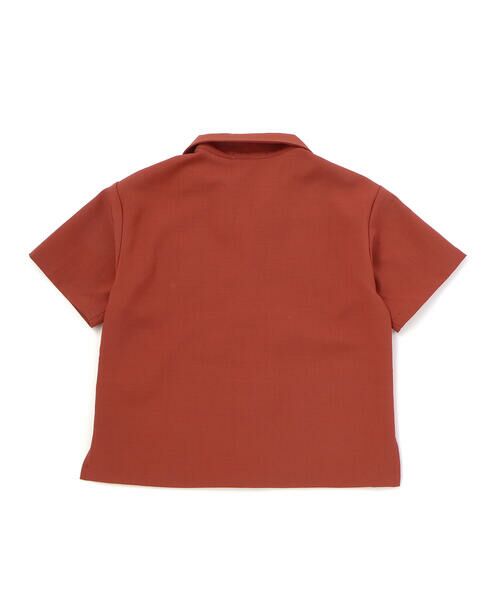 WASK / ワスク シャツ・ブラウス | パームステッチロゴ オープンアロハシャツ(110~160cm) | 詳細8