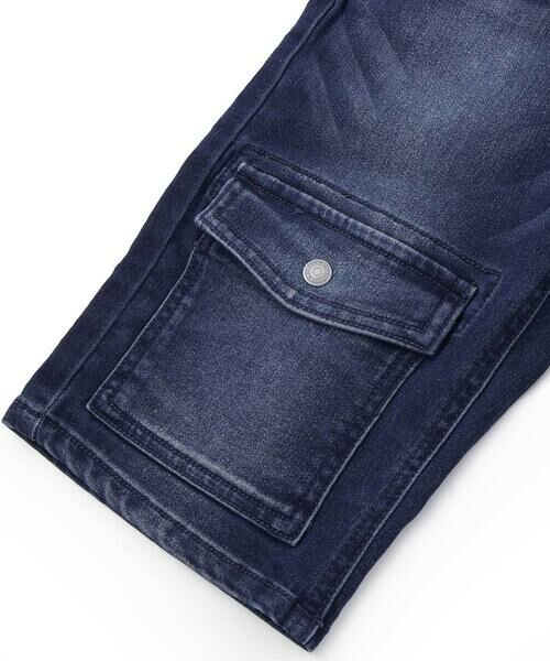 WASK / ワスク ショート・ハーフ・半端丈パンツ | 【接触冷感】6分丈 フラップポケット ストレッチデニムパンツ(110~160cm) | 詳細10