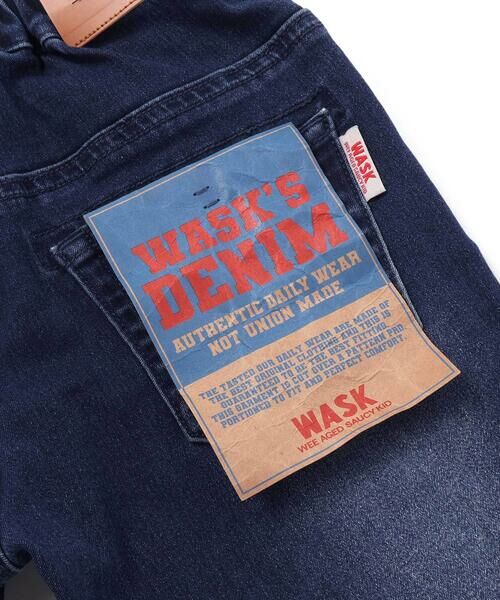 WASK / ワスク ショート・ハーフ・半端丈パンツ | 【接触冷感】6分丈 フラップポケット ストレッチデニムパンツ(110~160cm) | 詳細13