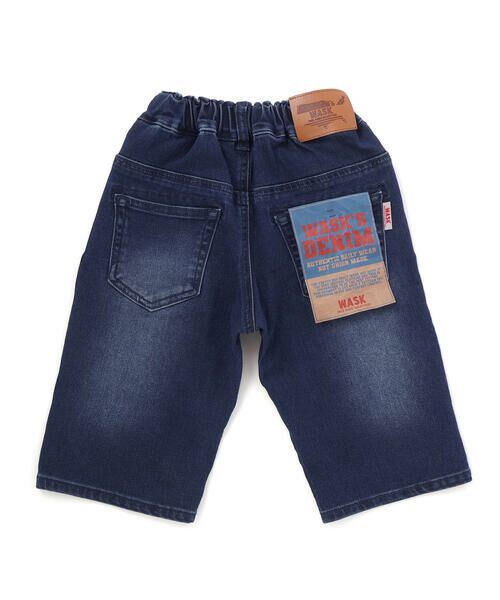 WASK / ワスク ショート・ハーフ・半端丈パンツ | 【接触冷感】6分丈 フラップポケット ストレッチデニムパンツ(110~160cm) | 詳細7