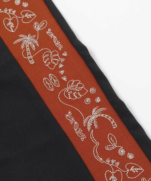 WASK / ワスク ショート・ハーフ・半端丈パンツ | 5.5分丈 パームステッチバイカラー トロストレッチパンツ(110~160cm) | 詳細11