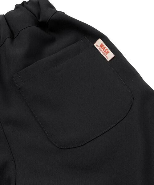 WASK / ワスク ショート・ハーフ・半端丈パンツ | 5.5分丈 パームステッチバイカラー トロストレッチパンツ(110~160cm) | 詳細9