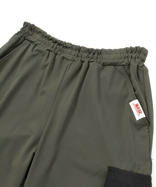 WASK / ワスク ショート・ハーフ・半端丈パンツ | 【接触冷感】5.5分丈 ナイロンフラップポケットパンツ(100~160cm) | 詳細11