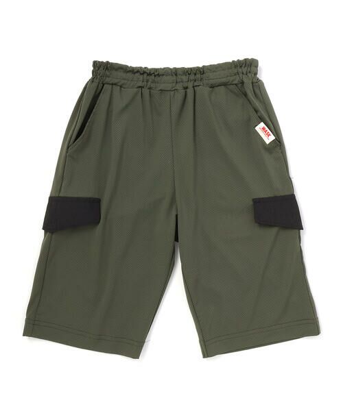 WASK / ワスク ショート・ハーフ・半端丈パンツ | 【接触冷感】5.5分丈 ナイロンフラップポケットパンツ(100~160cm) | 詳細9