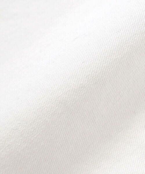 WASK / ワスク ショート・ハーフ・半端丈パンツ | 【接触冷感】６分丈ロゴパッチ ホワイトストレッチデニム(110~160cm) | 詳細14