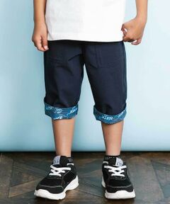 WASK / ワスク ショート・ハーフ・半端丈パンツ | 6分丈 恐竜プリントコードストレッチパンツ(100~160cm)