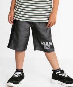 WASK / ワスク ショート・ハーフ・半端丈パンツ | 5.5分丈 ベルトロゴストレッチツイルパンツ