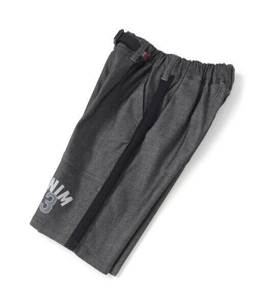 WASK / ワスク ショート・ハーフ・半端丈パンツ | 5.5分丈 ベルトロゴストレッチツイルパンツ | 詳細9