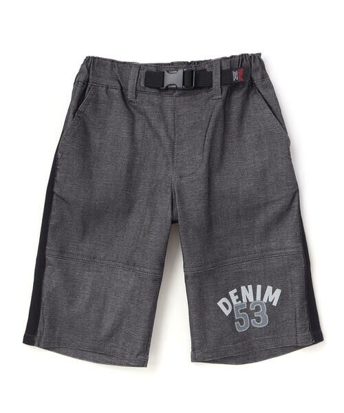 WASK / ワスク ショート・ハーフ・半端丈パンツ | 5.5分丈 ベルトロゴストレッチツイルパンツ | 詳細2