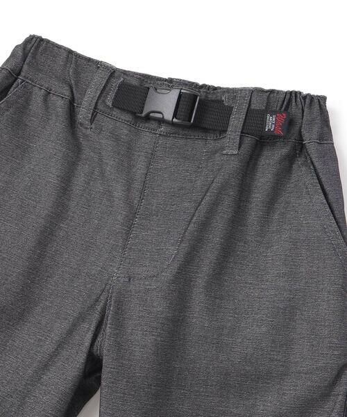 WASK / ワスク ショート・ハーフ・半端丈パンツ | 5.5分丈 ベルトロゴストレッチツイルパンツ | 詳細4