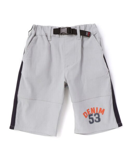 WASK / ワスク ショート・ハーフ・半端丈パンツ | 5.5分丈 ベルトロゴストレッチツイルパンツ | 詳細14