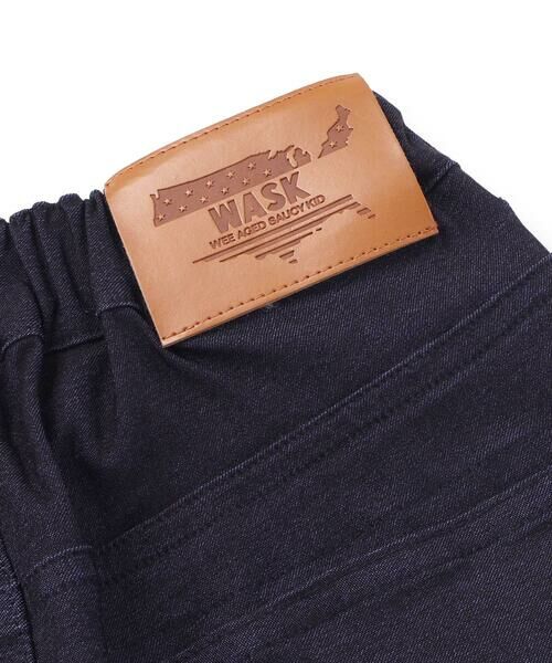 WASK / ワスク ショート・ハーフ・半端丈パンツ | インディゴ×迷彩ストレッチ6分丈パンツ(110~160cm) | 詳細11