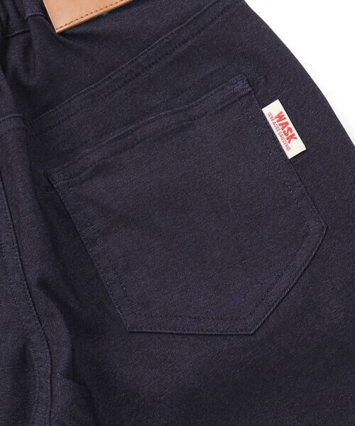 WASK / ワスク ショート・ハーフ・半端丈パンツ | インディゴ×迷彩ストレッチ6分丈パンツ(110~160cm) | 詳細12