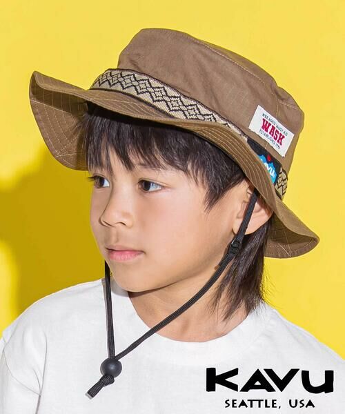 WASK / ワスク ハット | 【日本製】【KAVU】クラフトテープ・バケットハット(53cm・56cm) | 詳細4