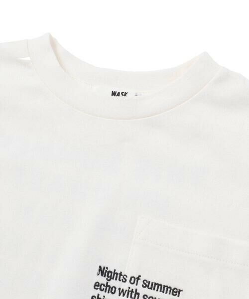 WASK / ワスク Tシャツ | 【速乾】ドロストロゴポケットBIGTシャツ(110~160cm) | 詳細3