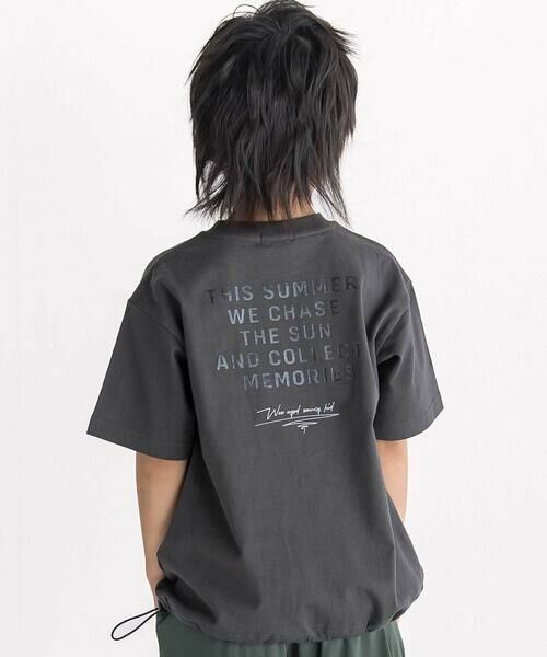 WASK / ワスク Tシャツ | 【速乾】ドロストロゴポケットBIGTシャツ(110~160cm) | 詳細12