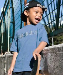 WASK / ワスク Tシャツ | 【接触冷感】刺しゅう風ロゴプリントBIGTシャツ(110~160cm)