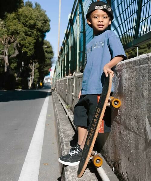 WASK / ワスク Tシャツ | 【接触冷感】刺しゅう風ロゴプリントBIGTシャツ(110~160cm) | 詳細2