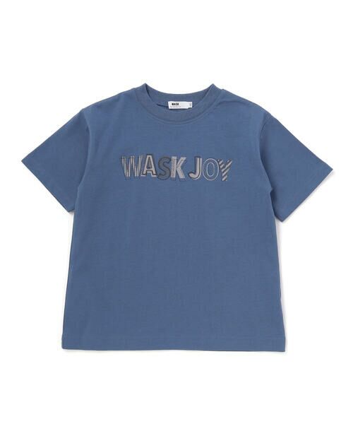 WASK / ワスク Tシャツ | 【接触冷感】刺しゅう風ロゴプリントBIGTシャツ(110~160cm) | 詳細3