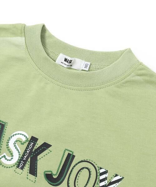 WASK / ワスク Tシャツ | 【接触冷感】刺しゅう風ロゴプリントBIGTシャツ(110~160cm) | 詳細8