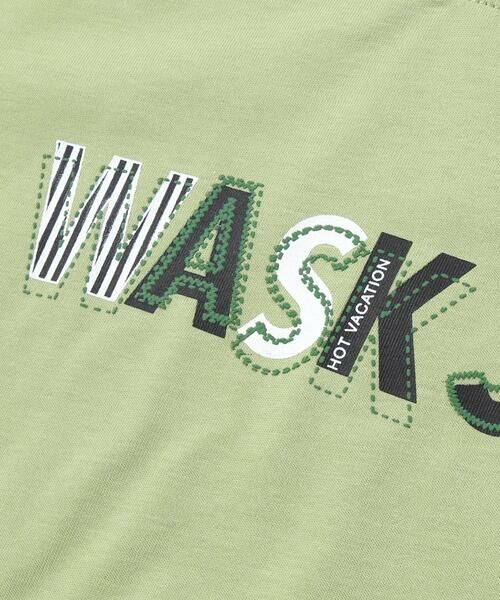 WASK / ワスク Tシャツ | 【接触冷感】刺しゅう風ロゴプリントBIGTシャツ(110~160cm) | 詳細10