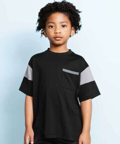 WASK / ワスク Tシャツ | 【接触冷感】バイカラーポケットテープBIGTシャツ(110~160cm)