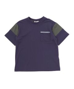 WASK / ワスク Tシャツ | 【接触冷感】バイカラーポケットテープBIGTシャツ(110~160cm)