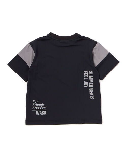 WASK / ワスク Tシャツ | 【接触冷感】バイカラーポケットテープBIGTシャツ(110~160cm) | 詳細5