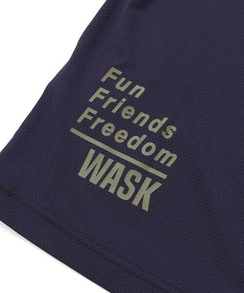 WASK / ワスク Tシャツ | 【接触冷感】バイカラーポケットテープBIGTシャツ(110~160cm) | 詳細13